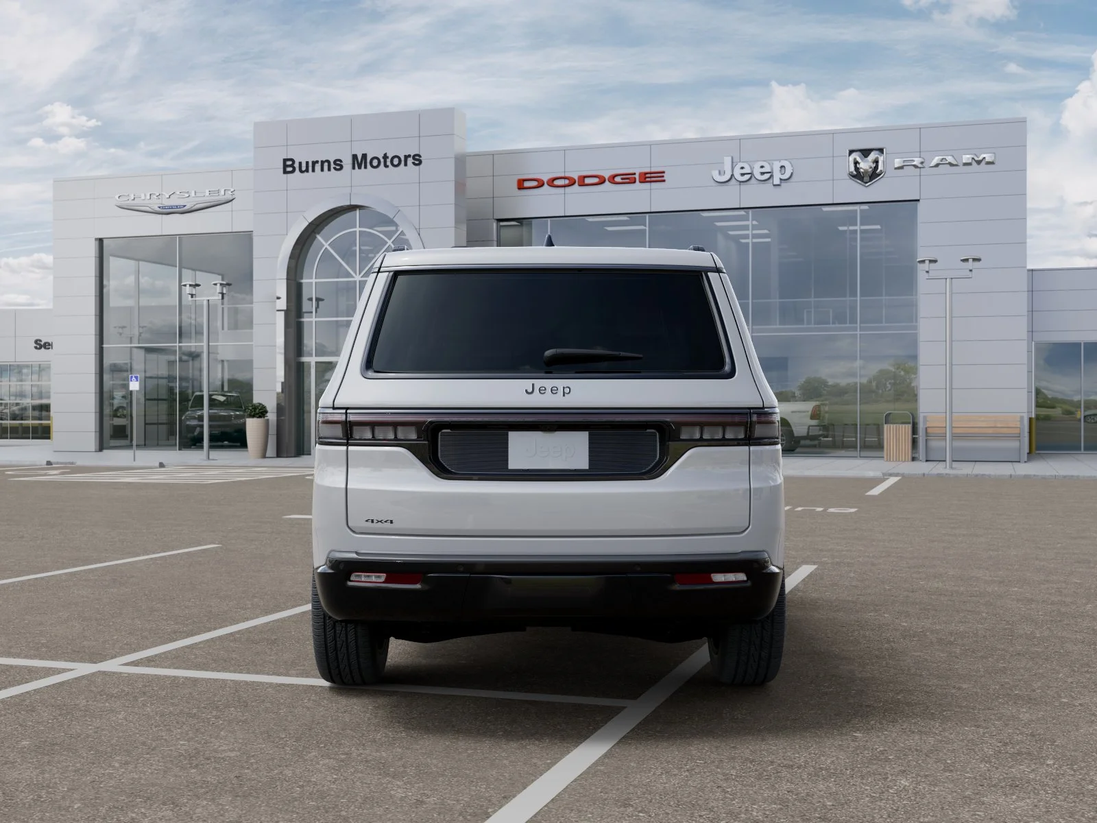 New 2026 Bright White Clear-Coat Exterior Paint Jeep Limited Altitude image 33