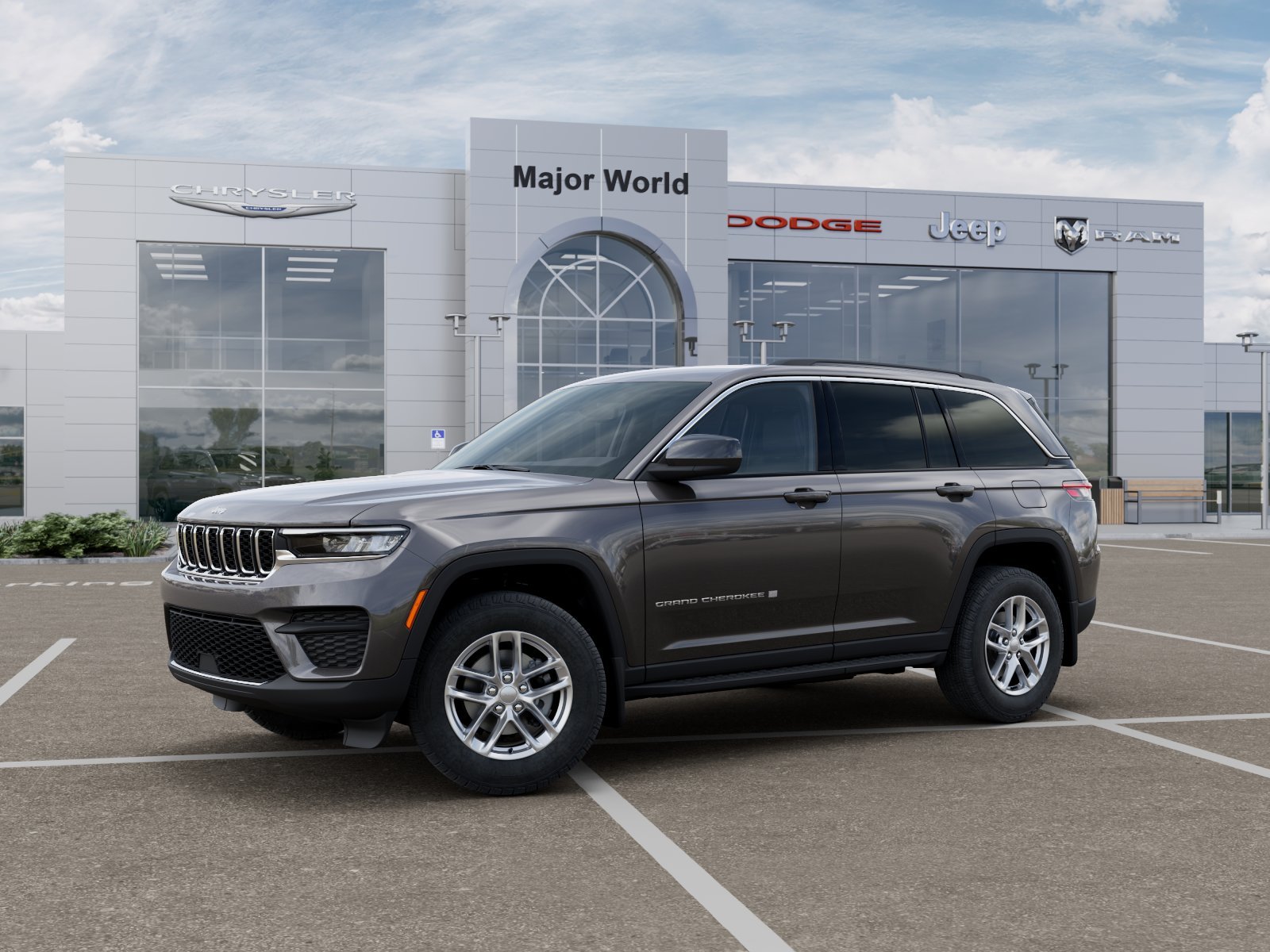 New 2026 Baltic Gray Metallic Clear-Coat Exterior Paint Jeep Laredo X image 2