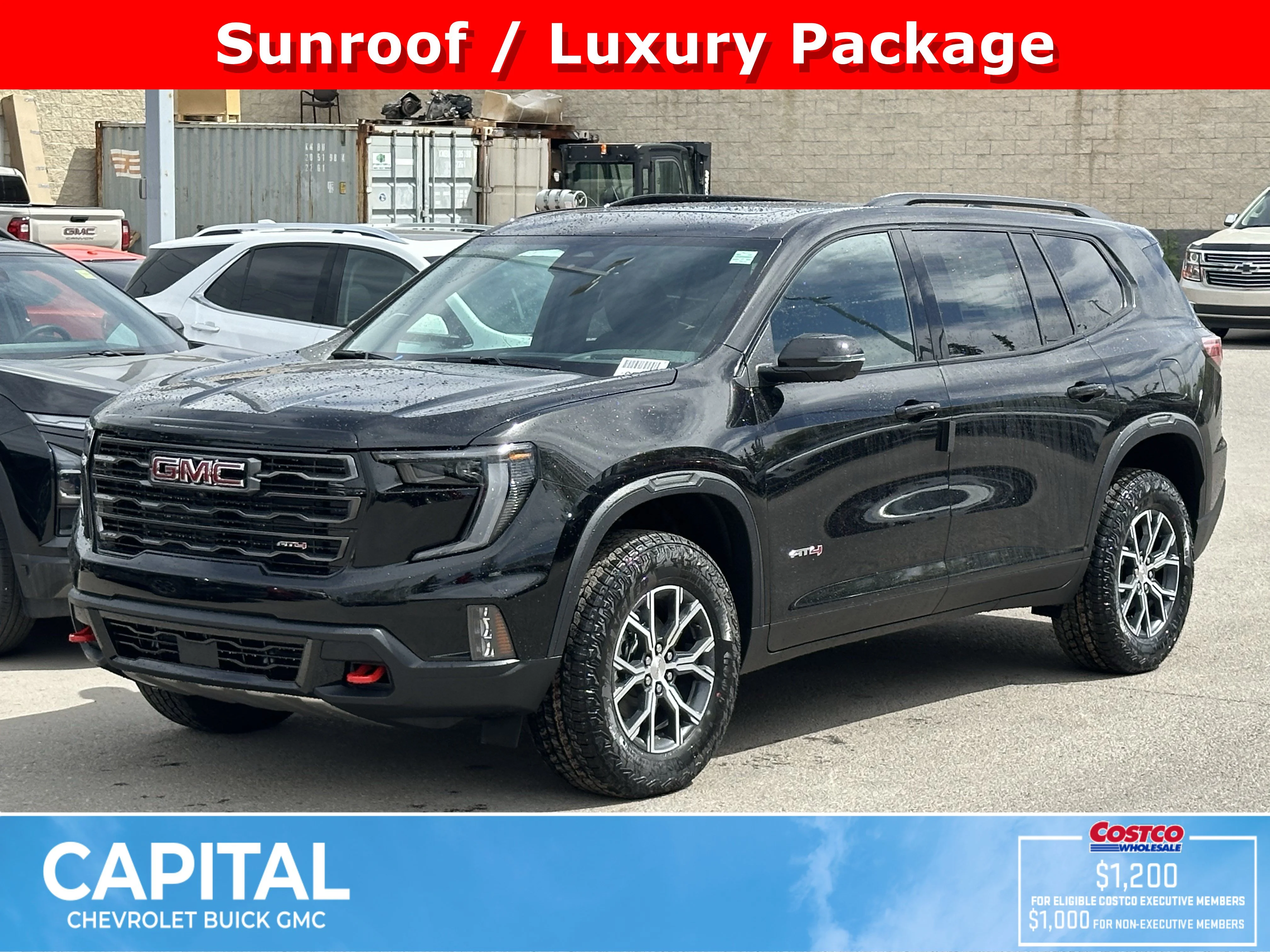 New 2026 Ebony Twilight Metallic GMC AT4 image 1