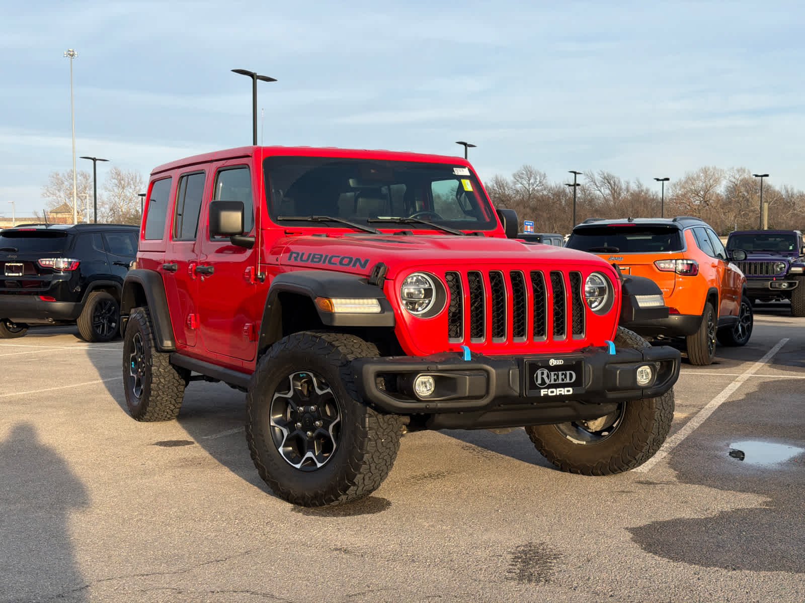Used 2022 Jeep Wrangler Unlimited Rubicon 4XE with VIN 1C4JJXR68NW108145 for sale in Kansas City