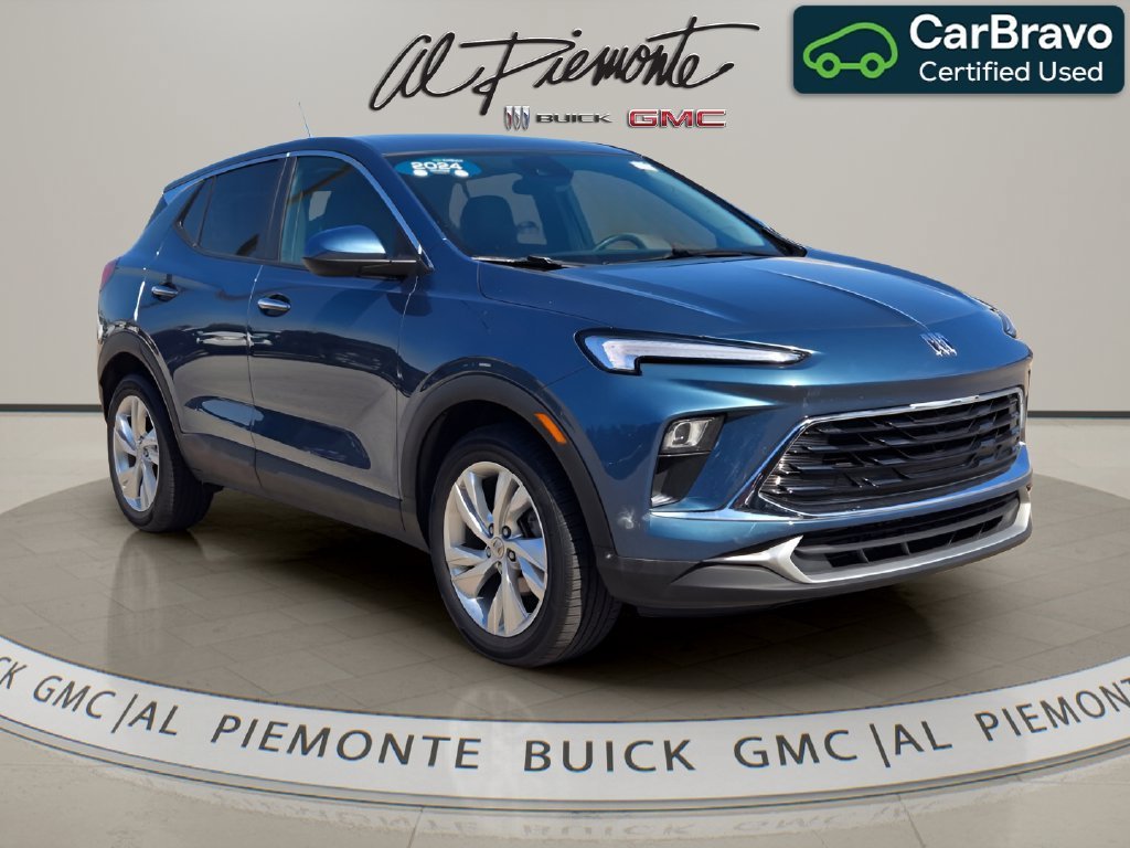 Certified Used 2024 Ocean Blue Metallic Buick Preferred image 1