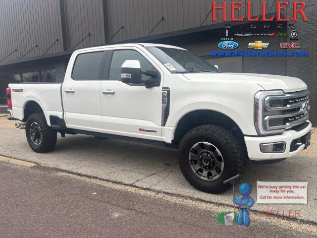 Used 2024 Star White Metallic Tri-Coat Ford Platinum image 1