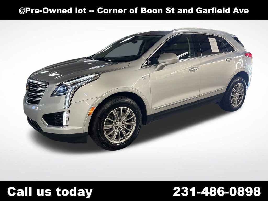 Used 2017 RADIANT SILVER METALLIC Cadillac Luxury AWD image 1