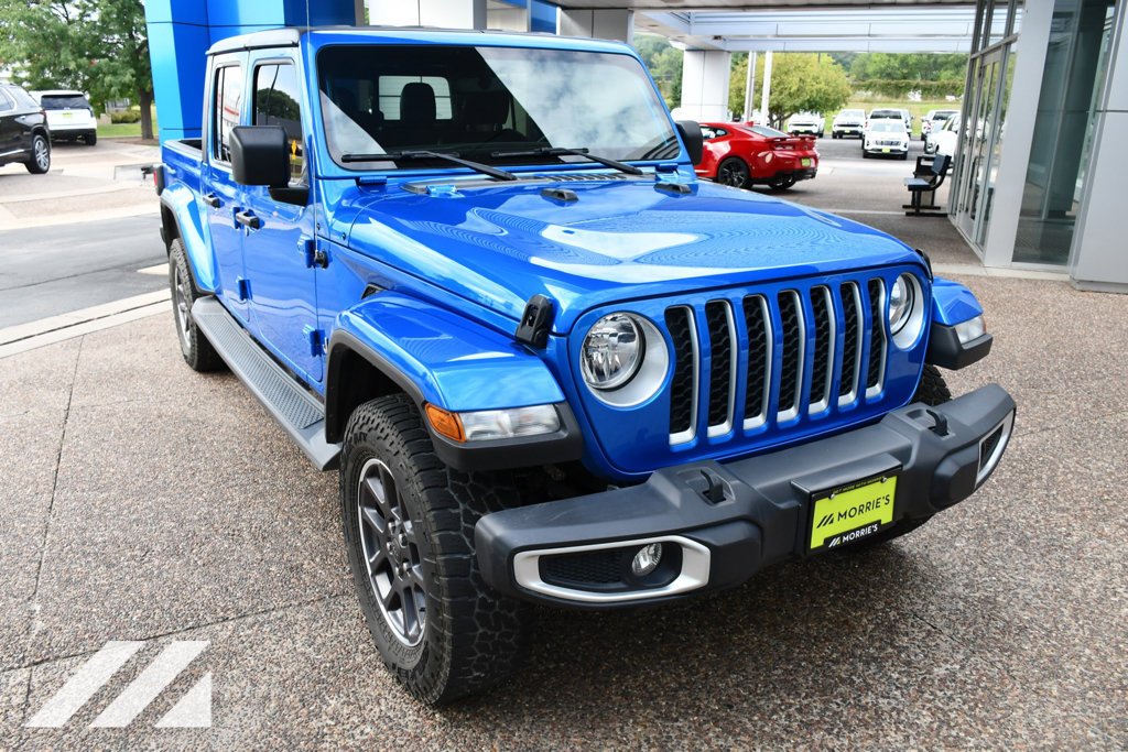 Used 2021 Blue Jeep Overland image 11
