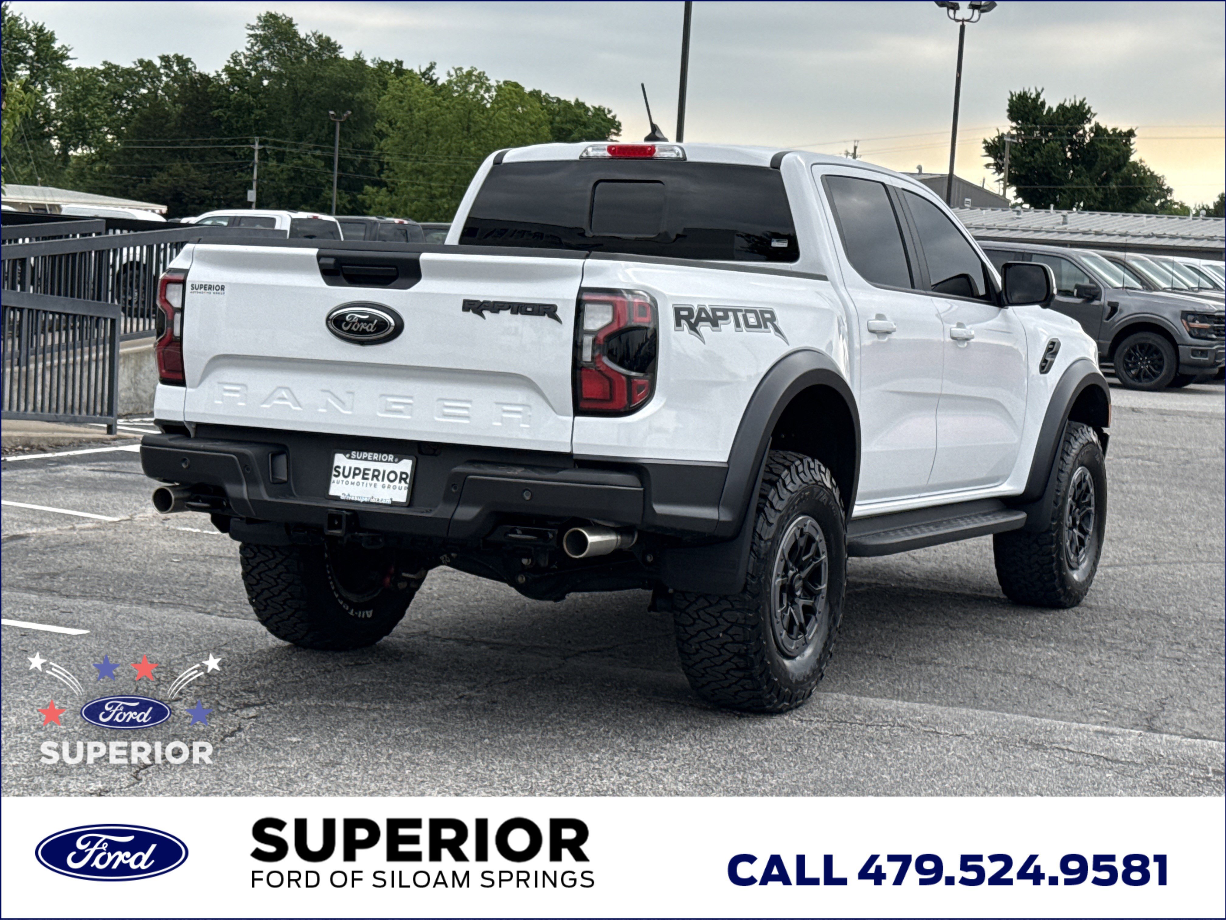Used 2025 Oxford White Clearcoat Ford Raptor 4WD image 3