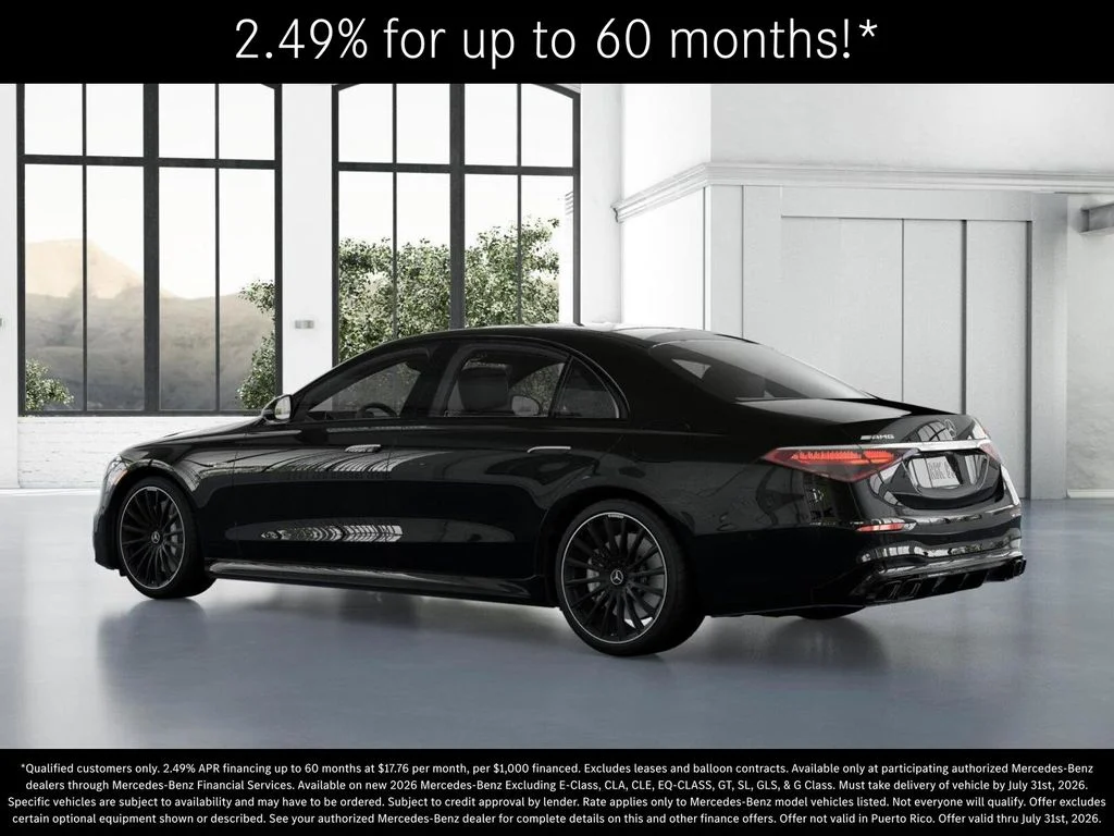 New 2026 Obsidian Black Metallic Mercedes-Benz AMG® S 63 E 4MATIC Sedan image 30