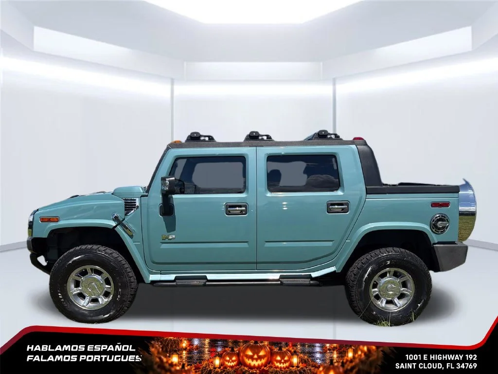 Used 2007 Glacier Blue Metallic HUMMER SUT image 2