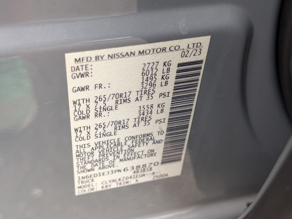 Used 2023 Gray Nissan PRO-X image 23
