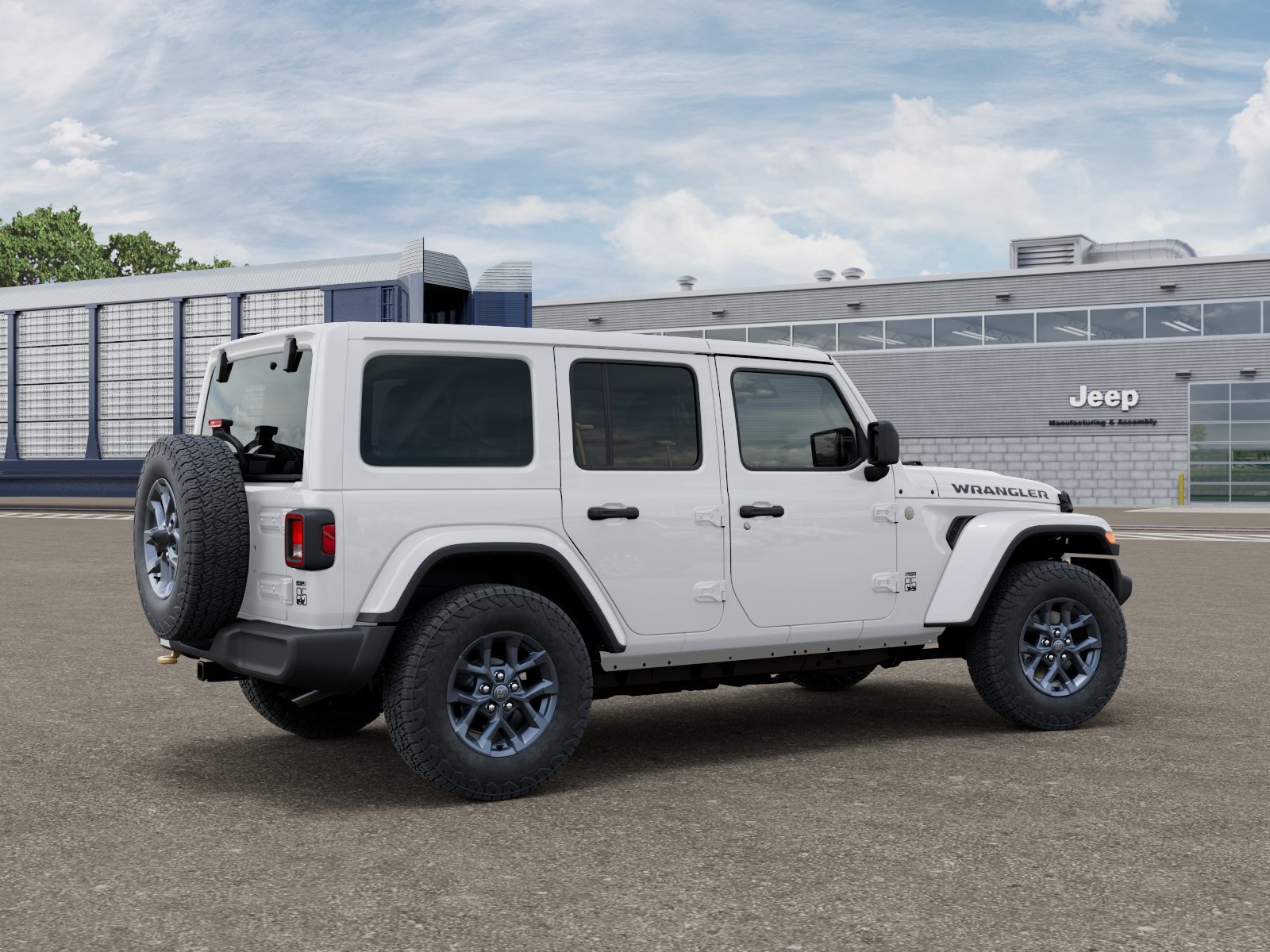 New 2026 Bright White Clear-Coat Exterior Paint Jeep 85th Anniversary Edition image 2