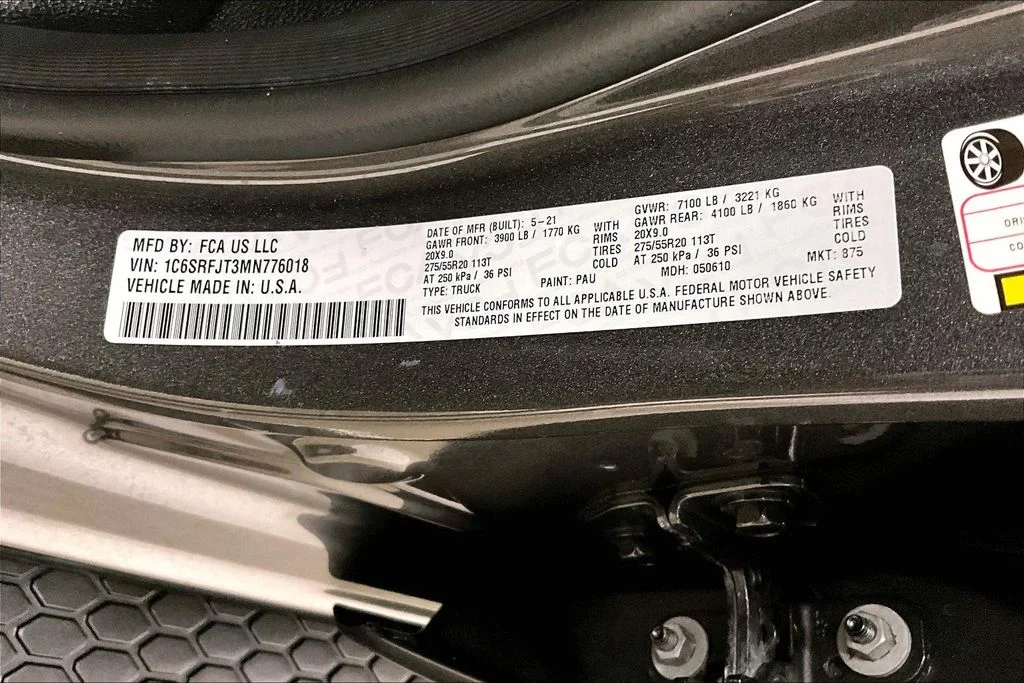 Used 2021 Gray Ram Laramie image 20