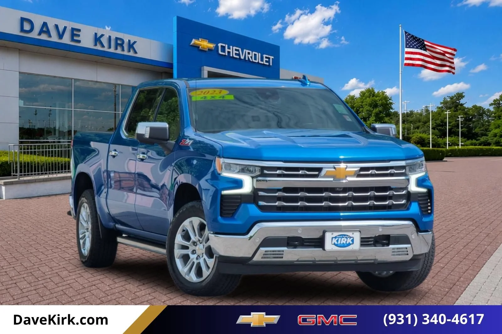 Used 2023 Glacier Blue Metallic Chevrolet LTZ image 1