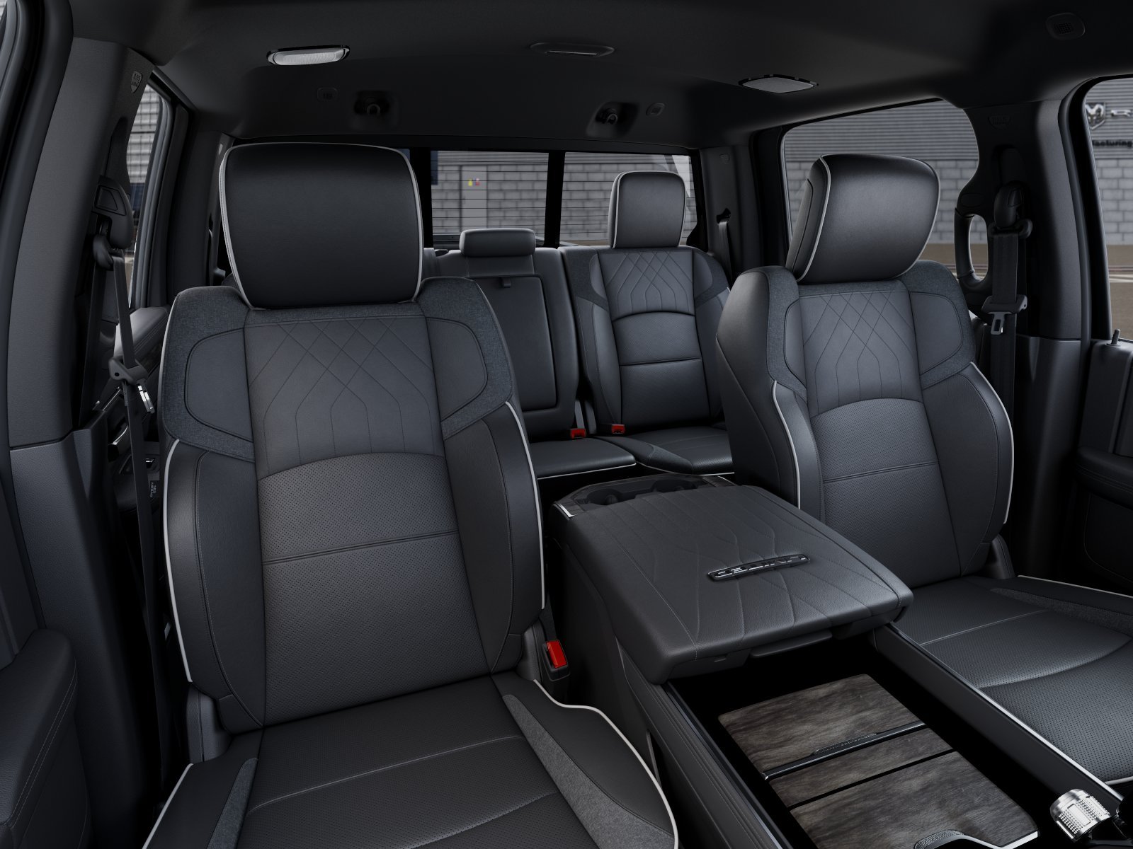 New 2027 Diamond Black Crystal Pearlcoat RAM Limited image 9
