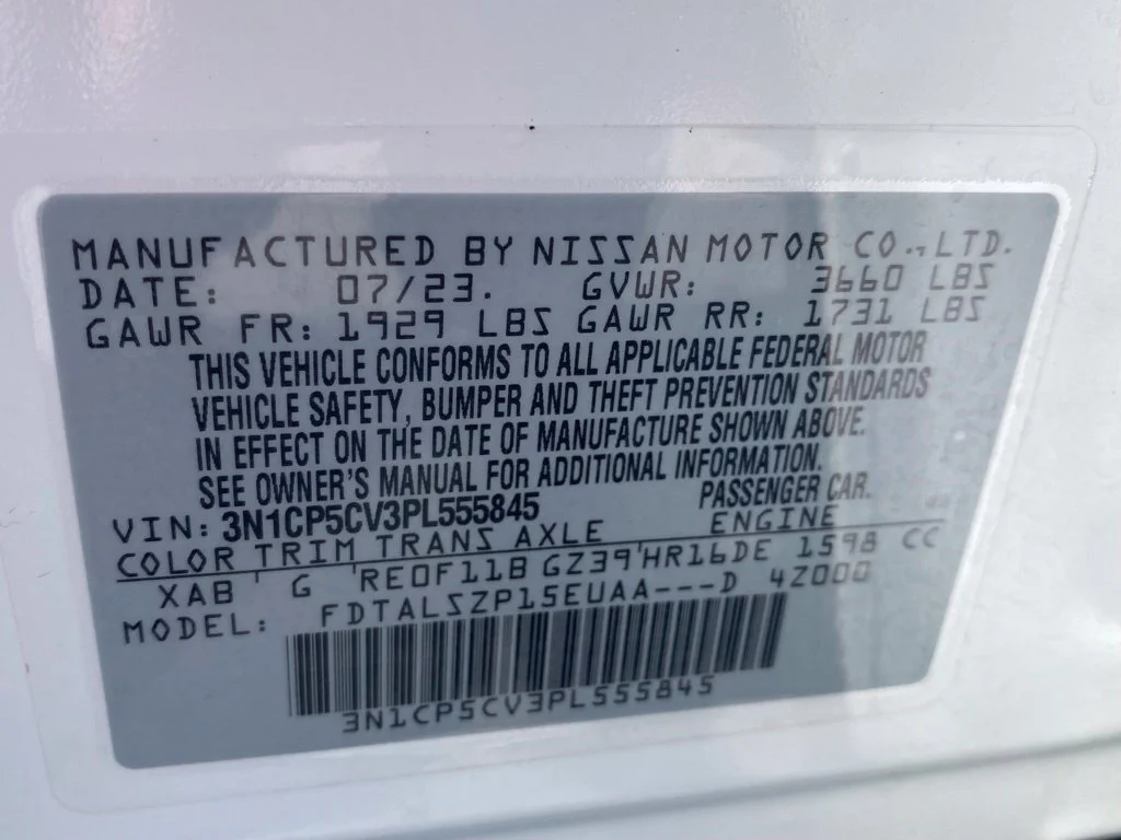 Used 2023 White Nissan SV image 21