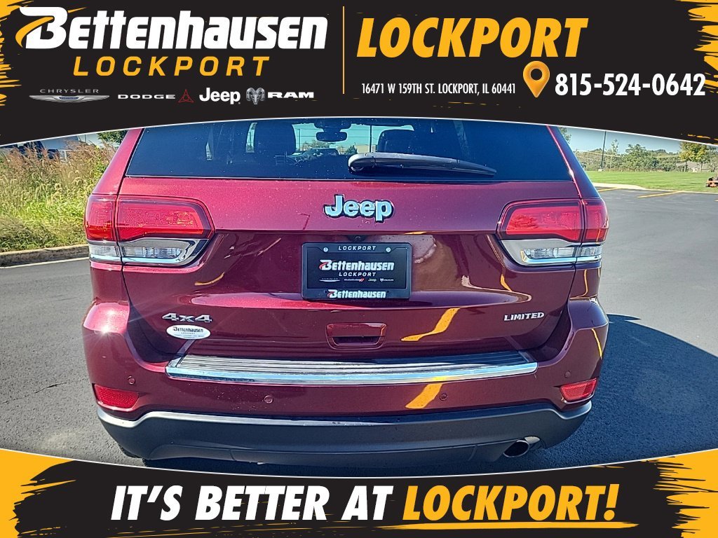Certified Used 2021 Red Jeep Limited image 4
