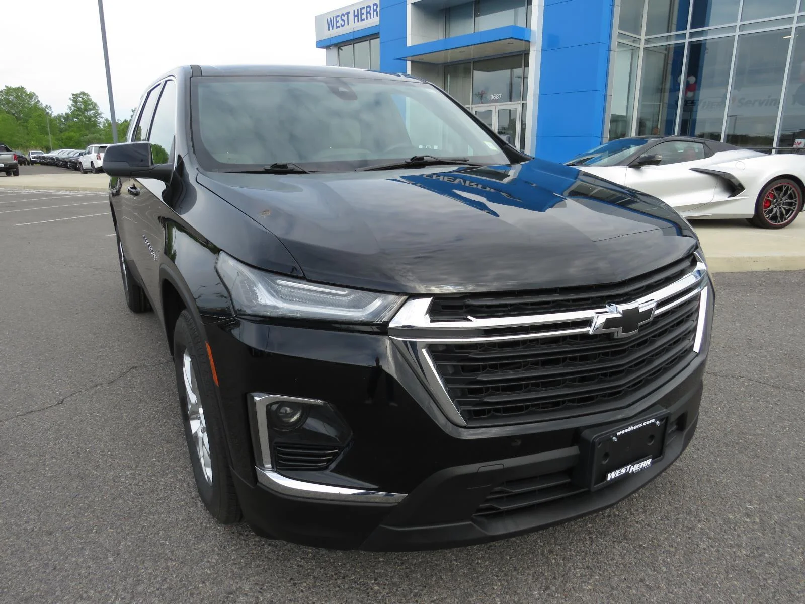 Used 2023 Mosaic Black Metallic Chevrolet LS image 3