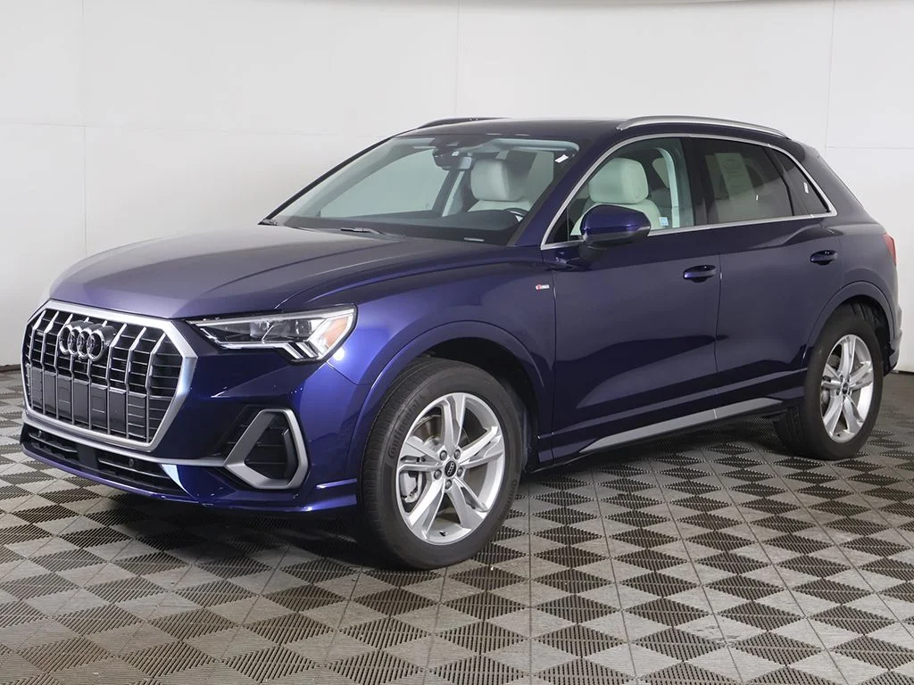 Used 2024 Blue Audi Premium Plus image 8