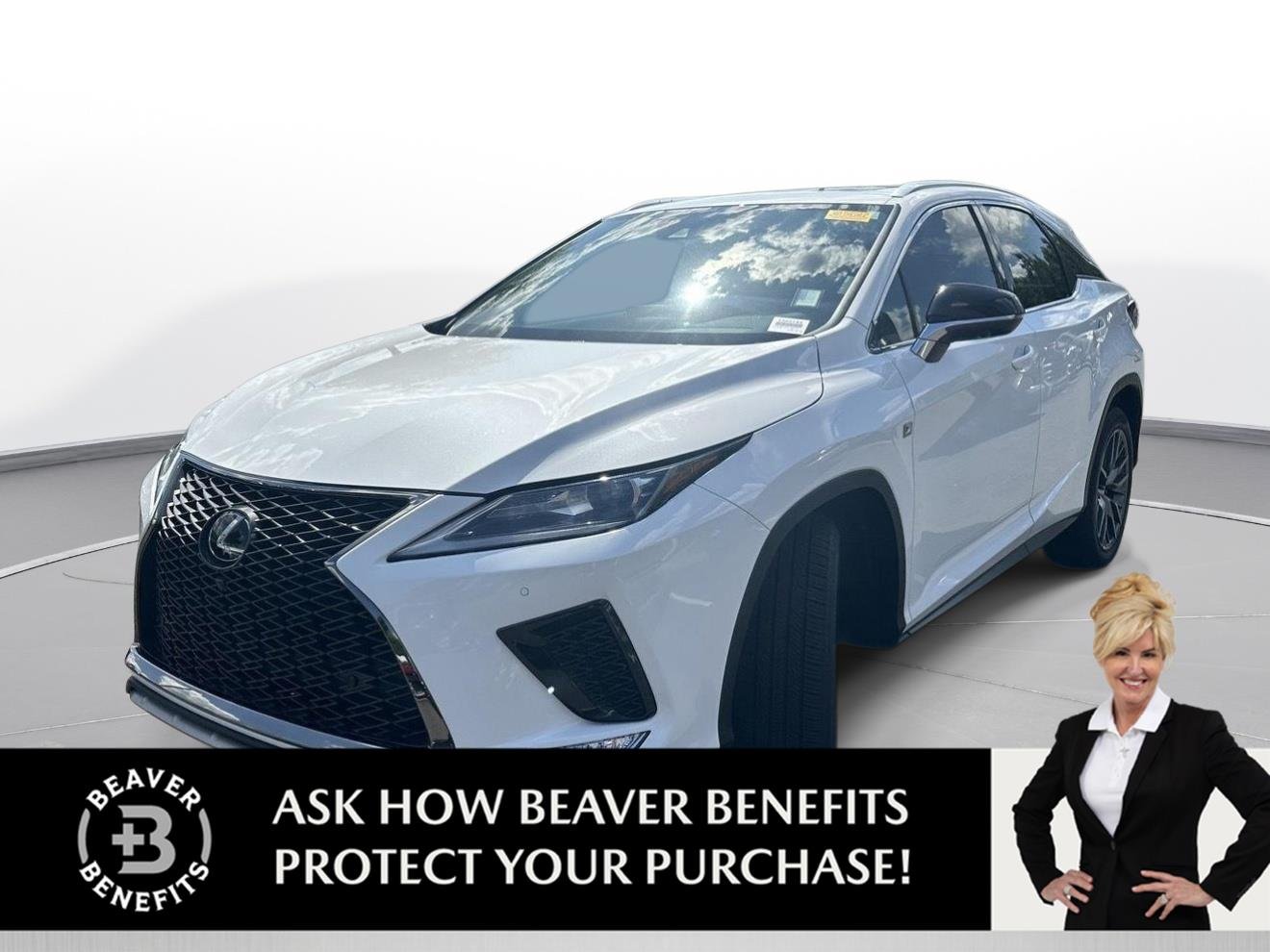 Used 2022 Ultra White Lexus RX 350 F SPORT Handling image 1