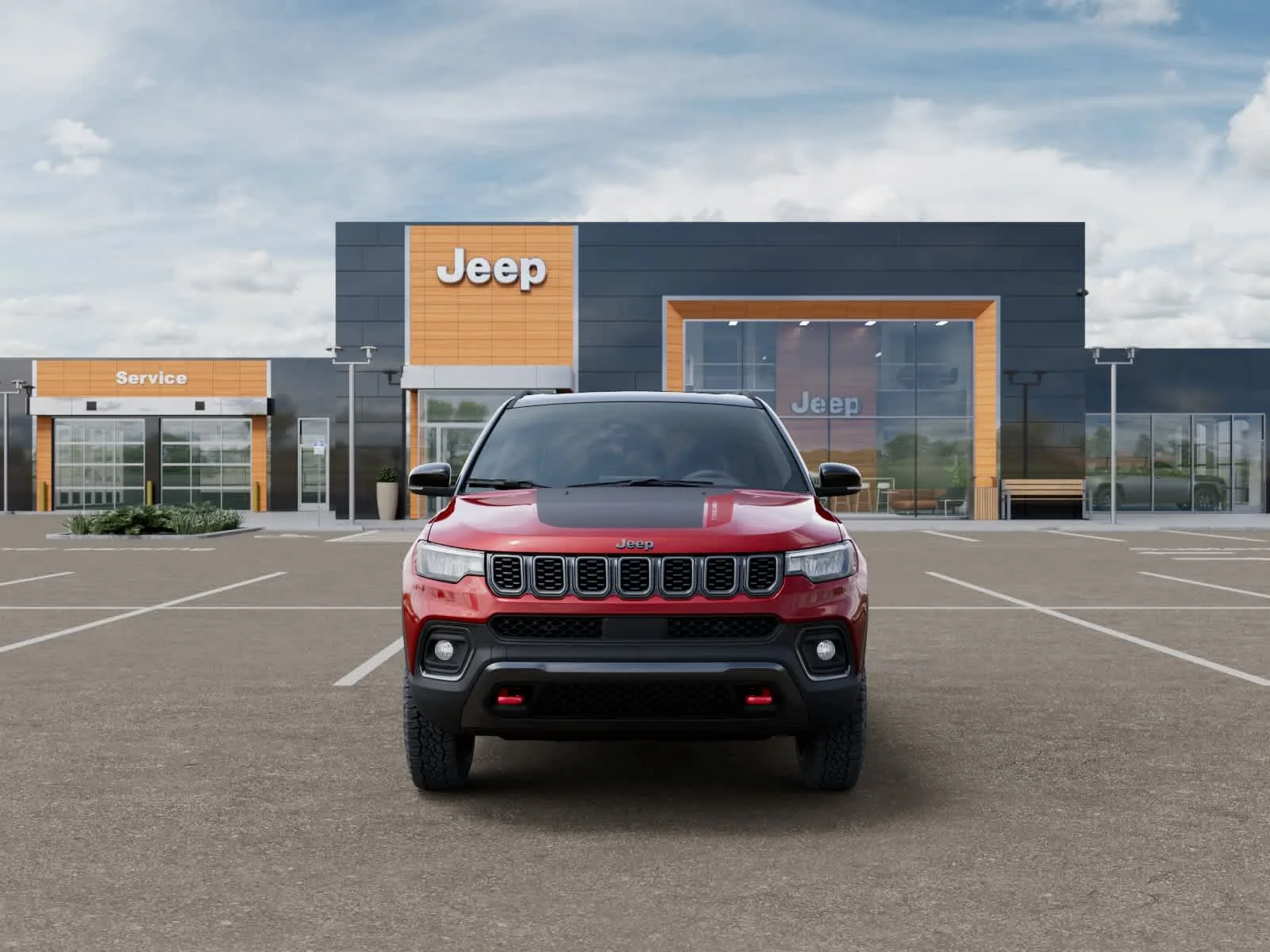 New 2026 Red Hot Pearlcoat Jeep Trailhawk image 6