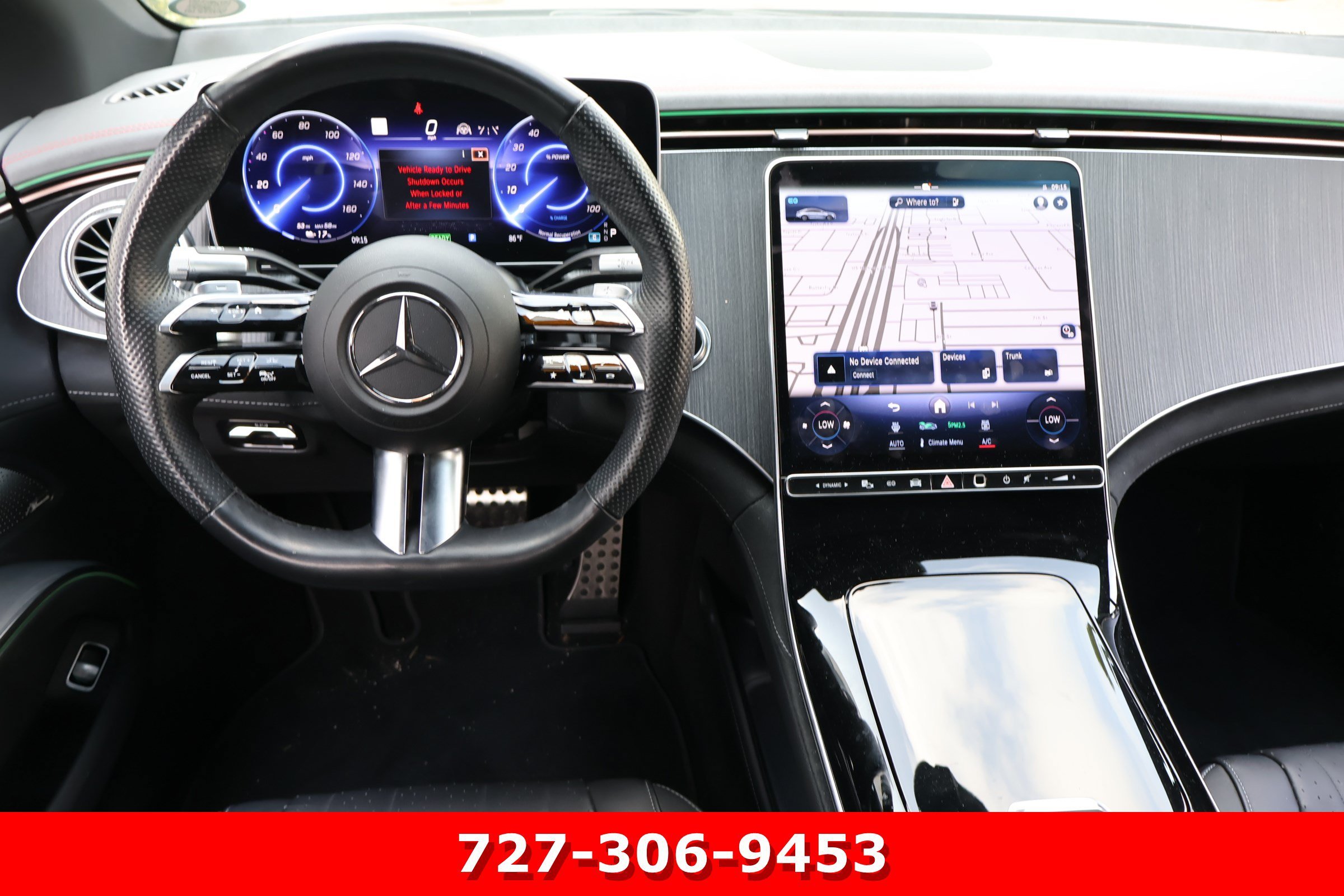 Certified Used 2023 Obsidian Black Metallic Mercedes-Benz EQS 450 image 17