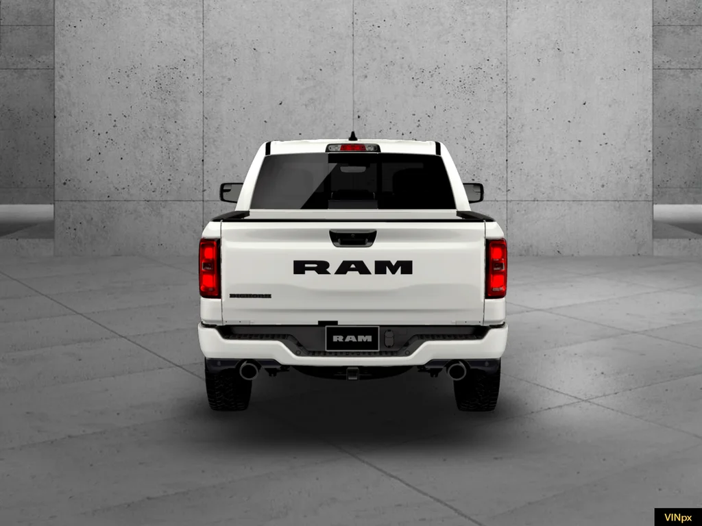 New 2026 Bright White Clear-Coat Exterior Paint RAM Big Horn/Lone Star image 3