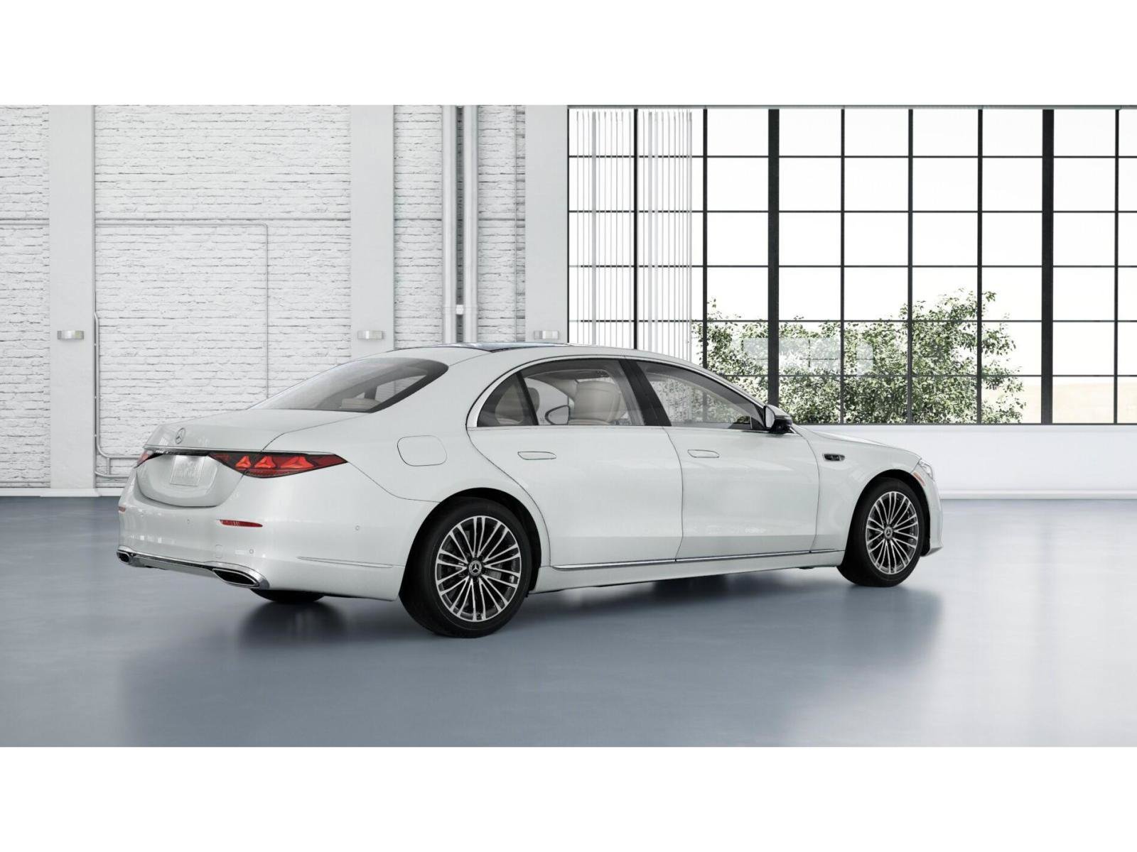 New 2027 MANUFAKTUR Moonlight White Metallic Mercedes-Benz S 500 4MATIC® Sedan image 20