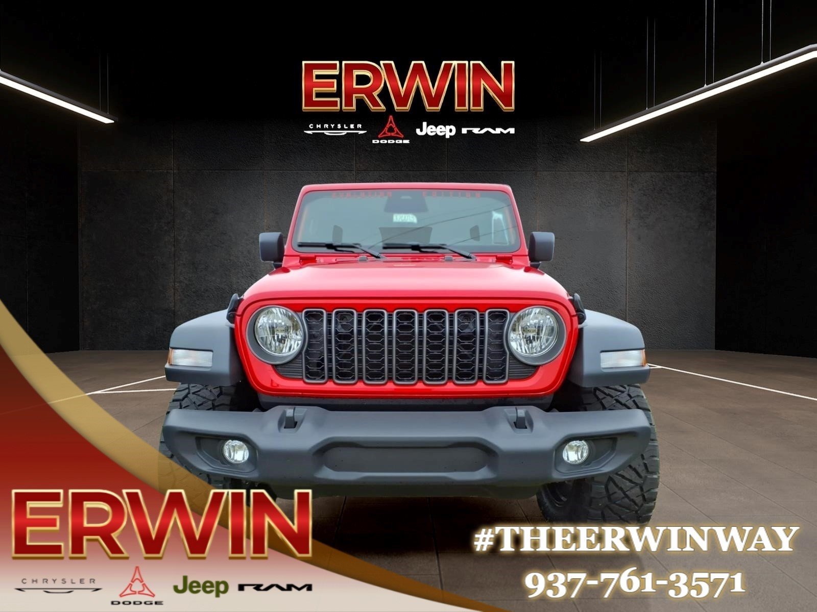 New 2026 Firecracker Red Clear-Coat Exterior Paint Jeep Sport image 2