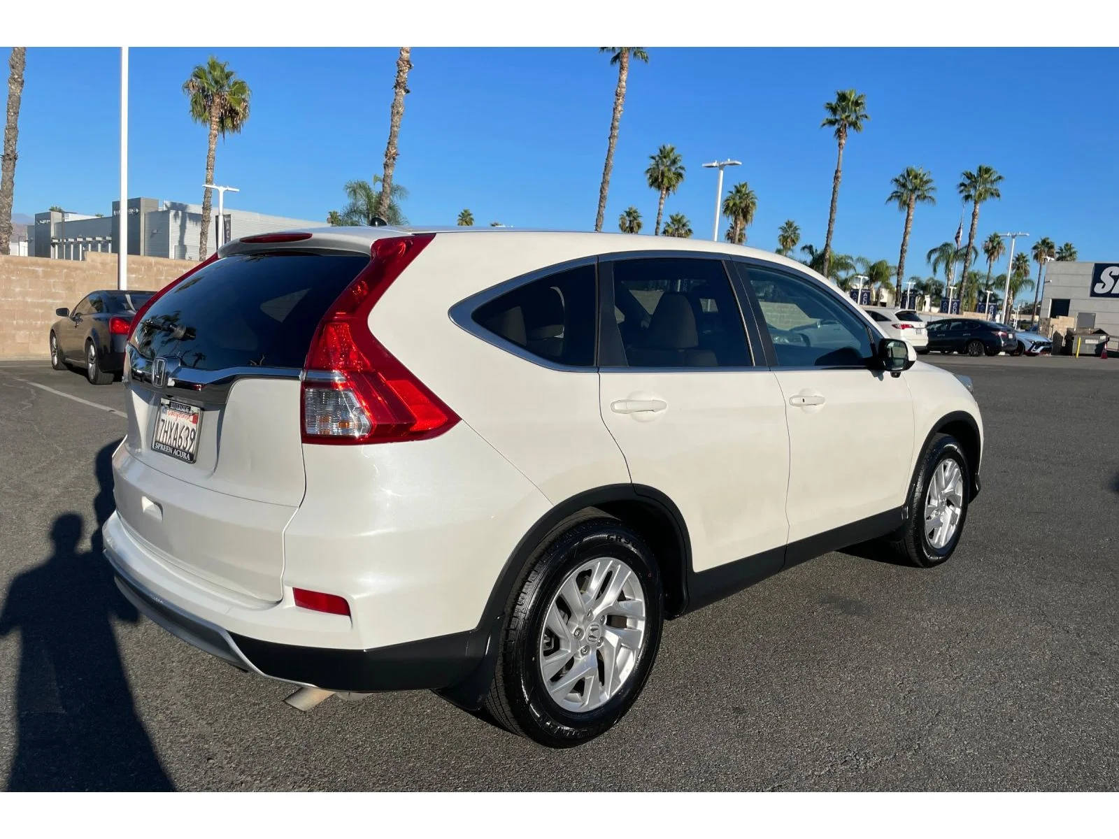 Used 2015 White Diamond Pearl Honda EX image 5
