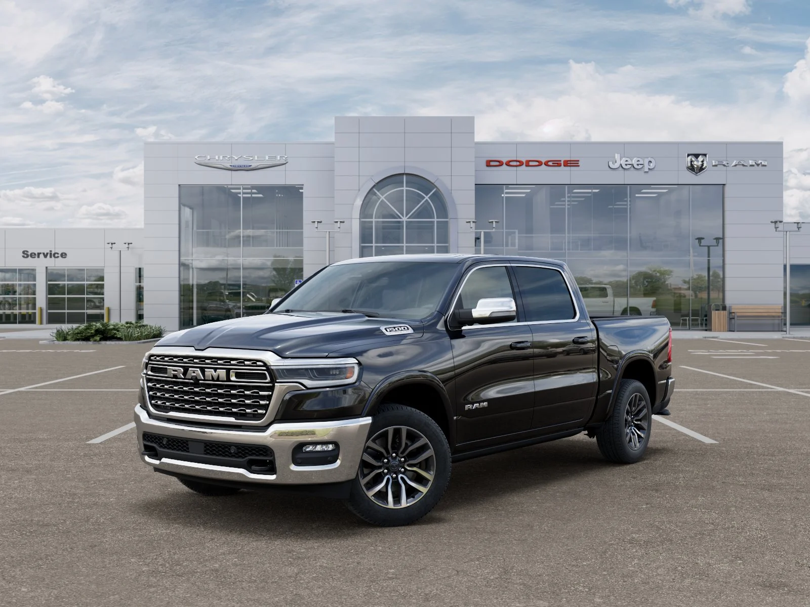 New 2026 Diamond Black Crystal Pearl-Coat Exterior Paint RAM Limited Longhorn image 43