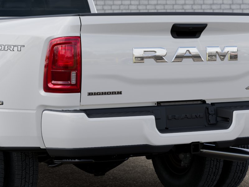New 2026 Bright White Clear-Coat Exterior Paint RAM BIG HORN image 13