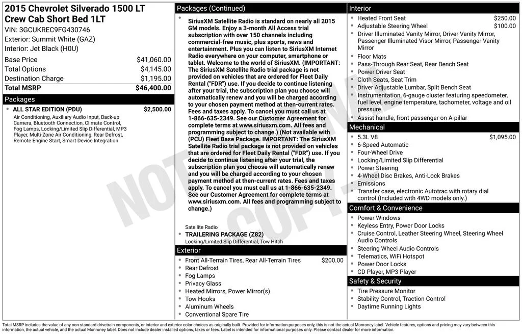 Used 2015 White Chevrolet LT image 17