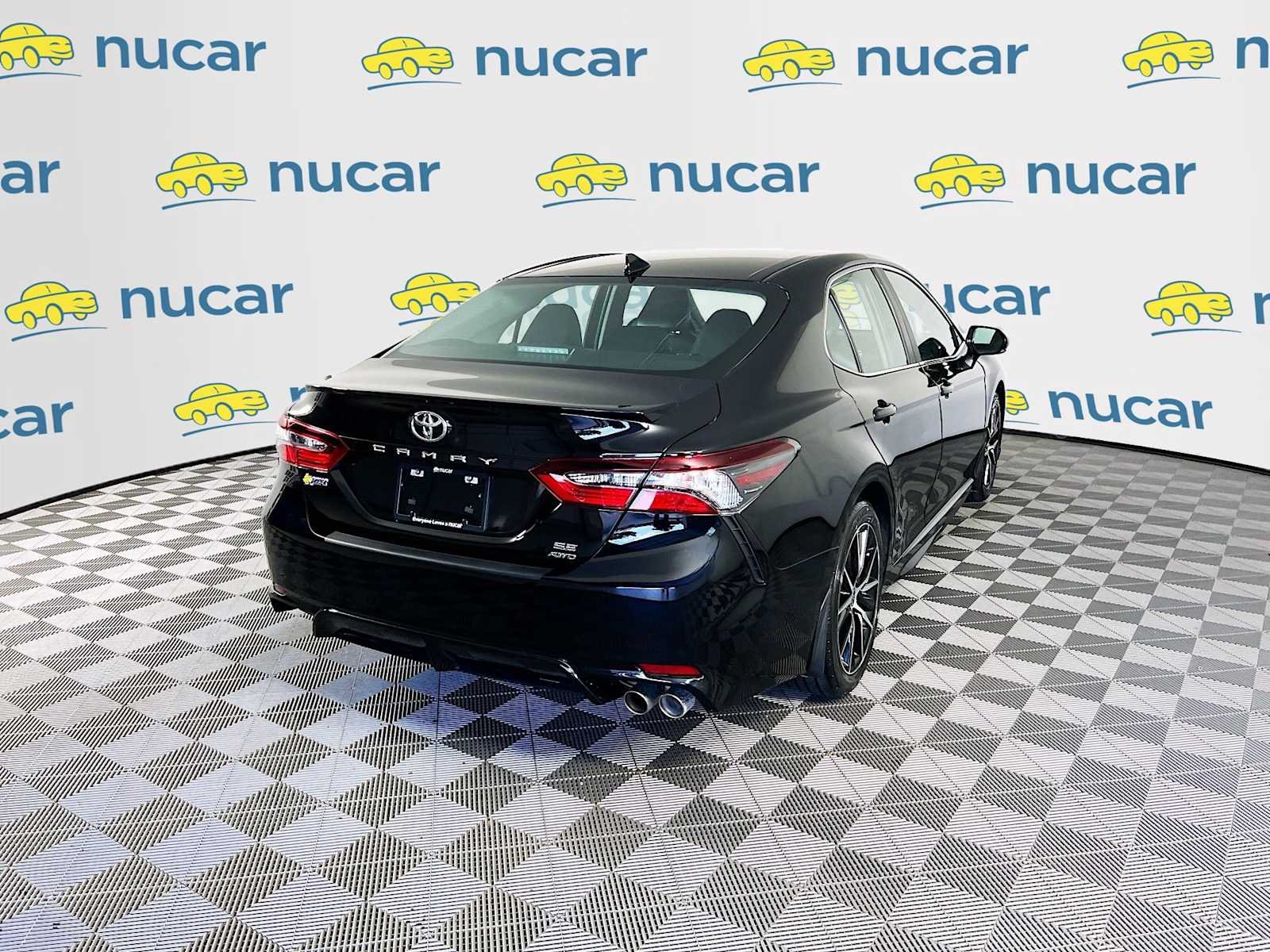 Used 2022 Midnight Black Metallic Toyota SE image 7