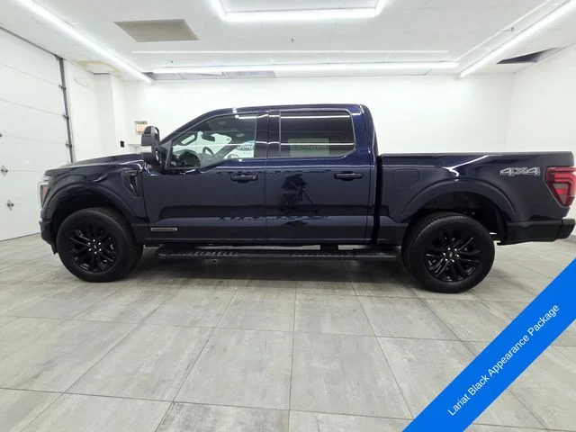 Certified Used 2025 Antimatter Blue Metallic Ford Lariat image 2
