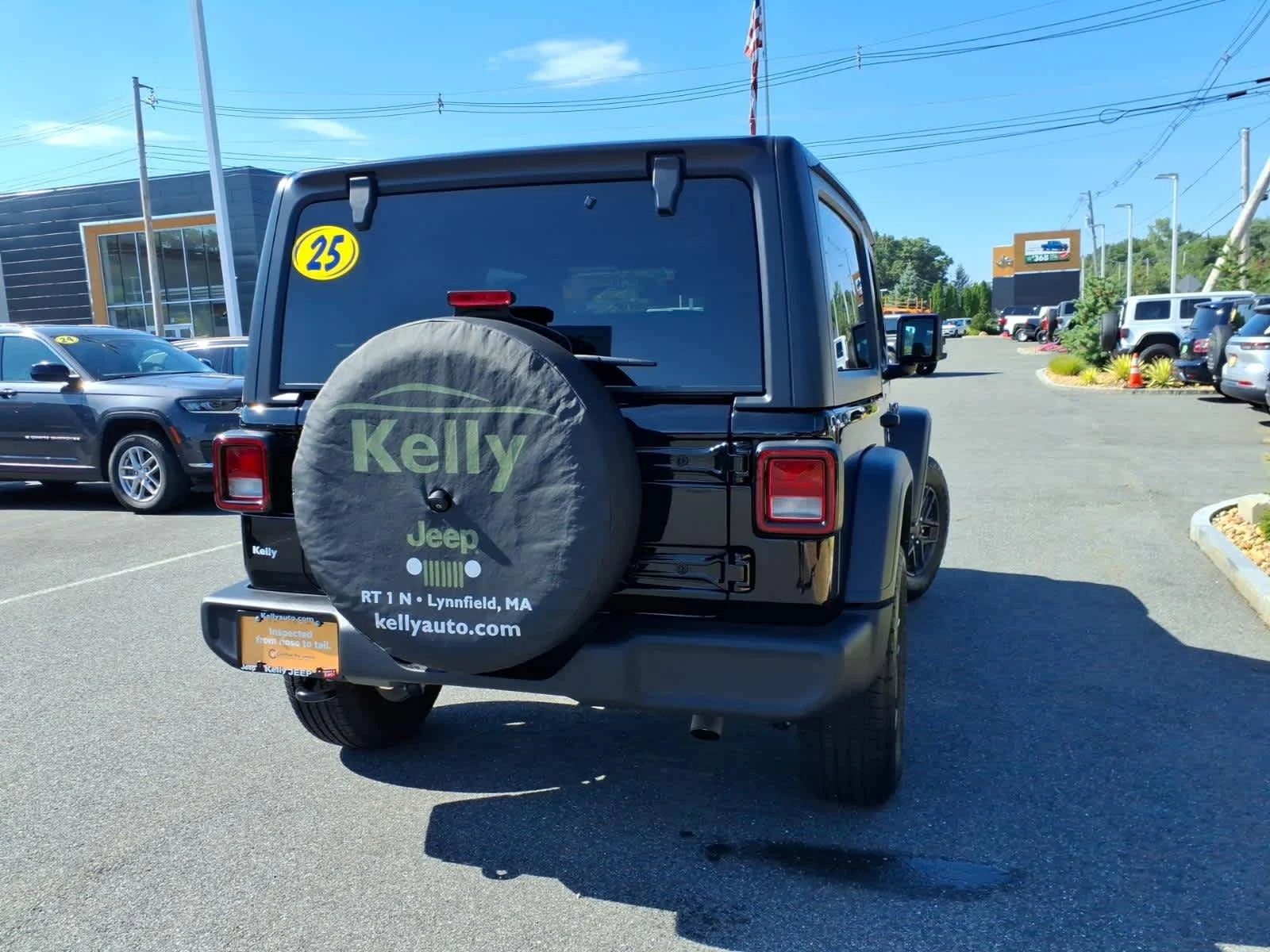 Certified Used 2025 Black Clearcoat Jeep Sport S image 8