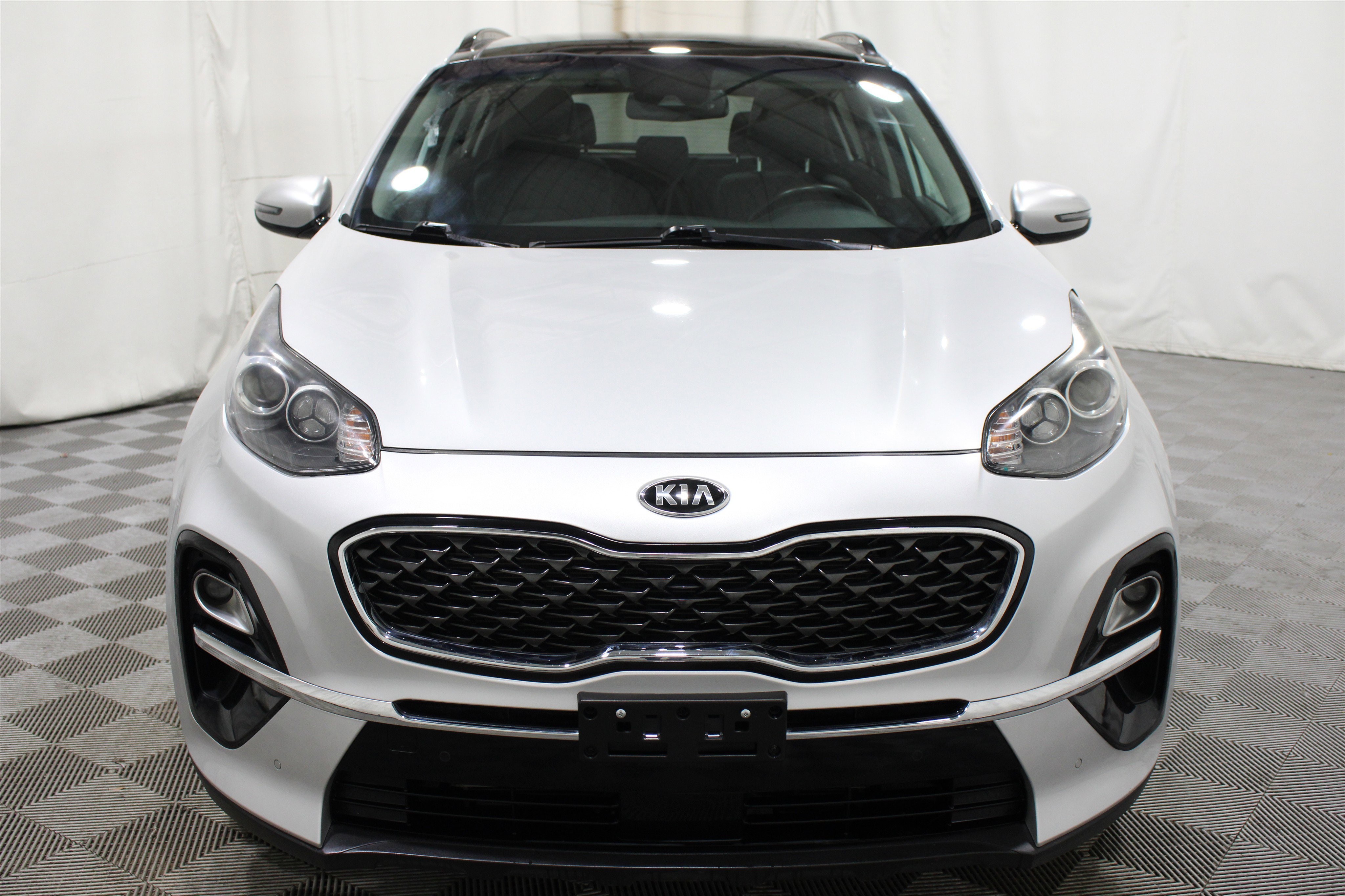 Used 2021 Sparkling Silver Kia EX image 36
