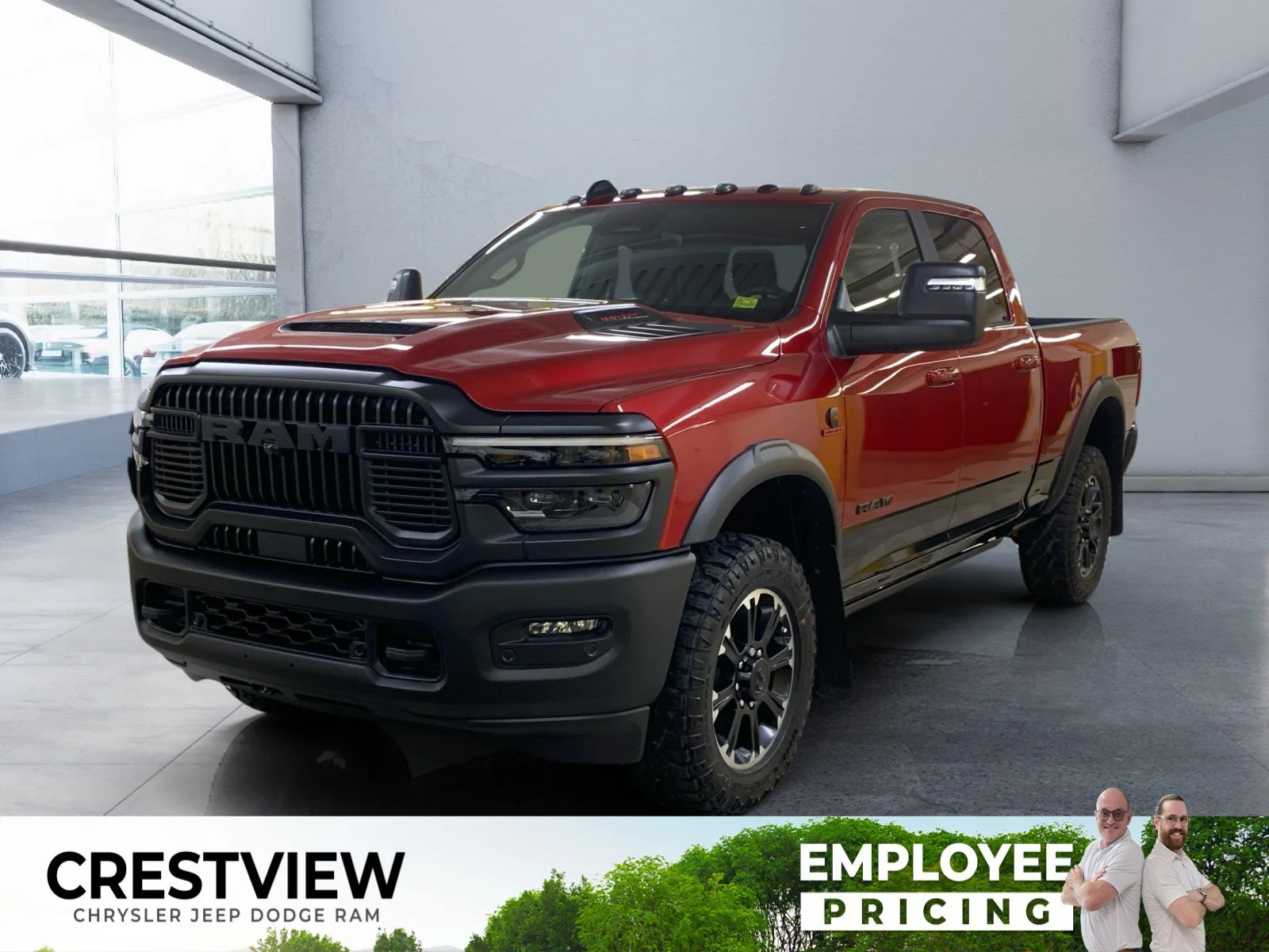 New 2026 MOLTEN RED PEARL Ram Rebel image 1