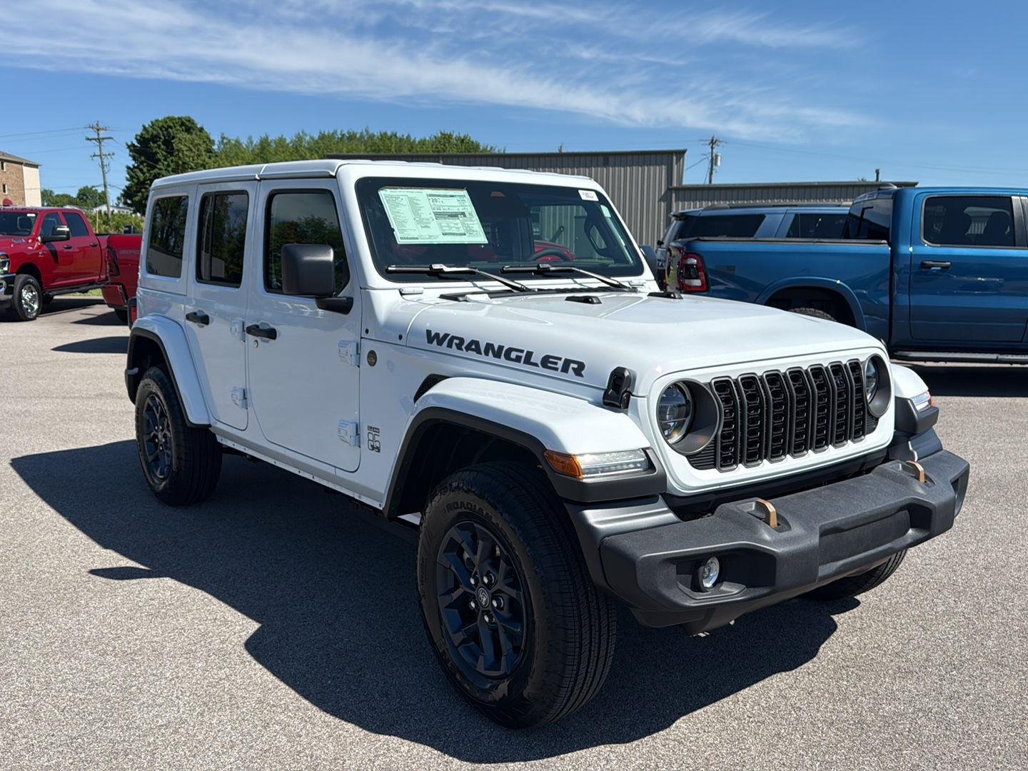 New 2026 Bright White Clear-Coat Exterior Paint Jeep 85th Anniversary image 2