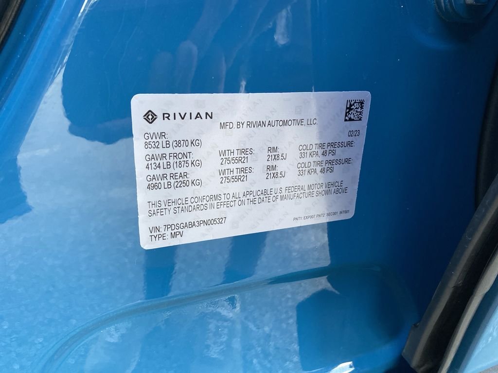 Used 2023 Rivian Blue Rivian Adventure Quad Motor Large Pack image 37