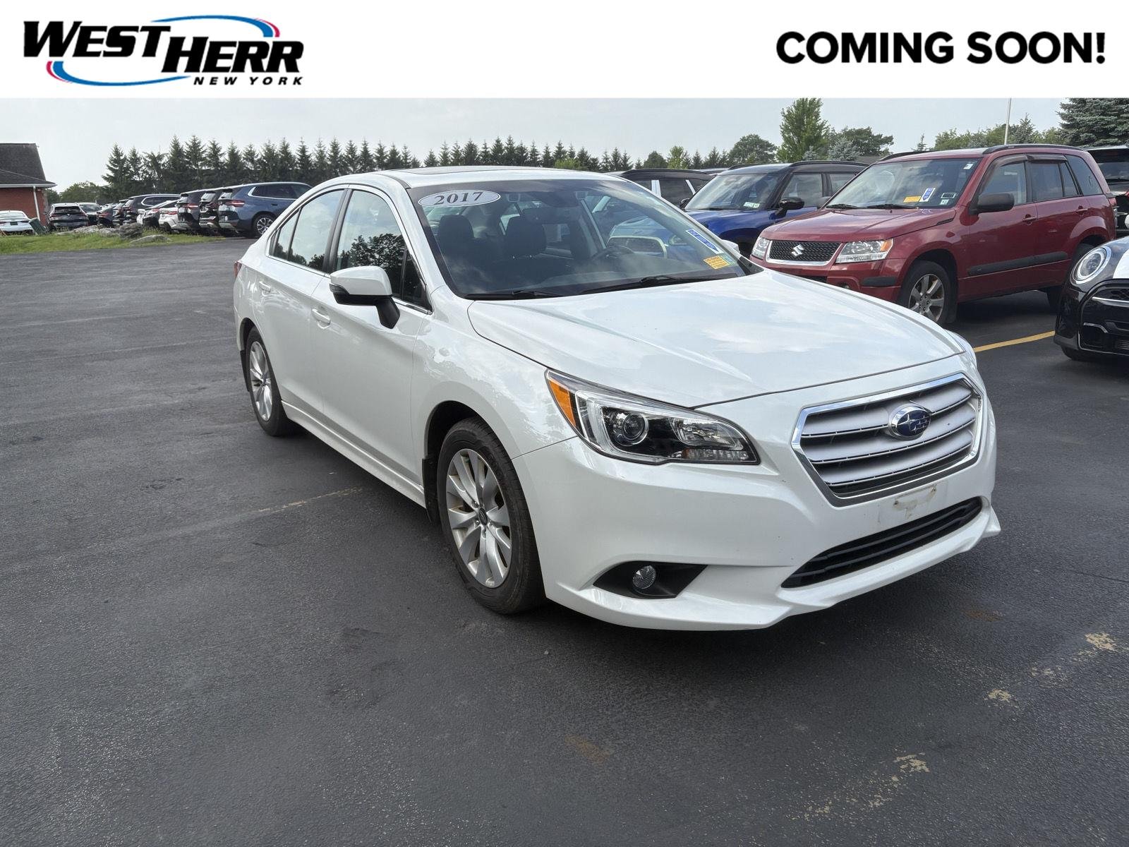 Used 2017 Crystal White Pearl Subaru Premium image 1