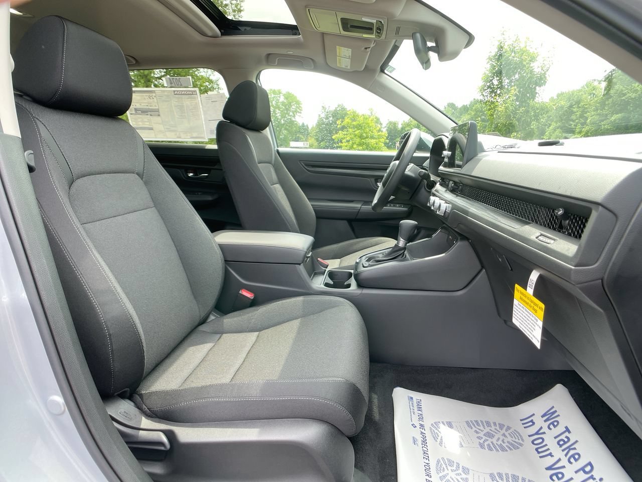 New 2026 Solar Silver Metallic Honda AWD EX image 28