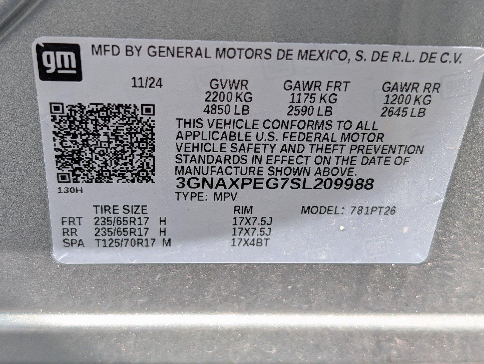 Used 2025 Sterling Gray Metallic Chevrolet LT image 38