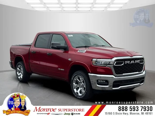 New 2026 Molten Red Pearl-Coat Exterior Paint RAM BIG HORN image 1