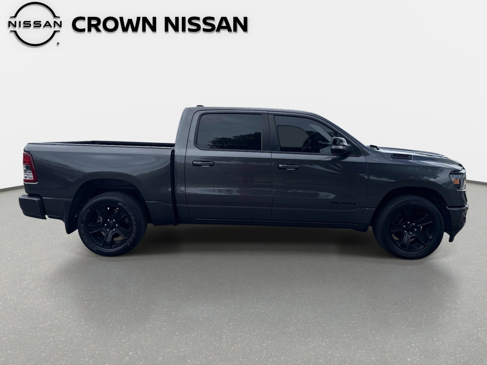 Used 2021 Granite Crystal Metallic Clearcoat Ram Big Horn image 8