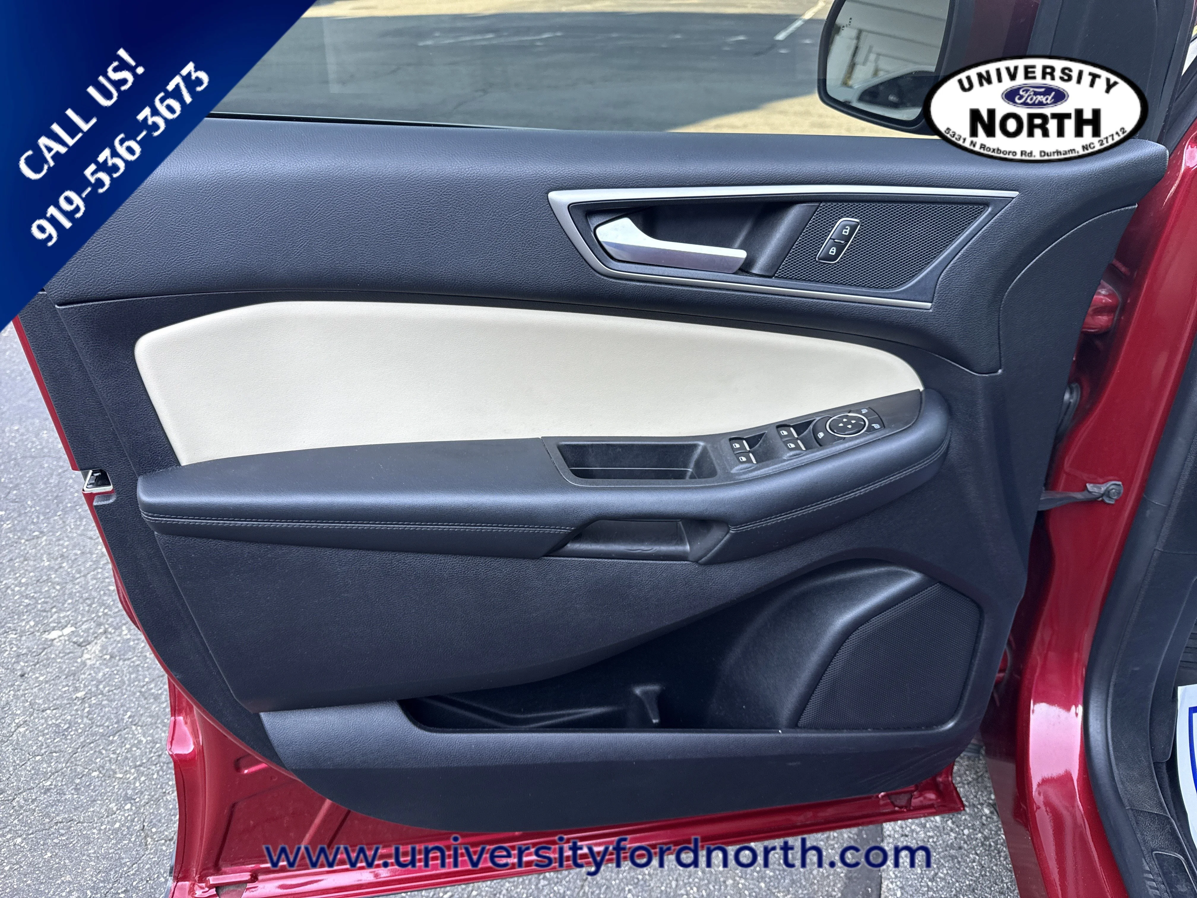 Used 2021 Rapid Red Metallic Tinted Clearcoat Ford SEL image 13