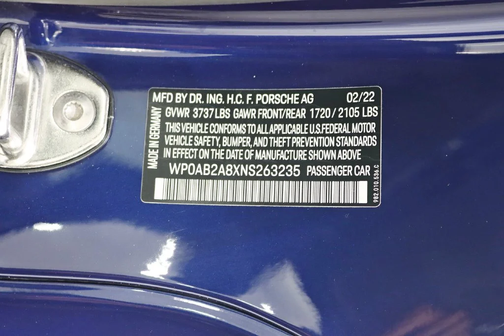 Used 2022 Blue Porsche S image 35
