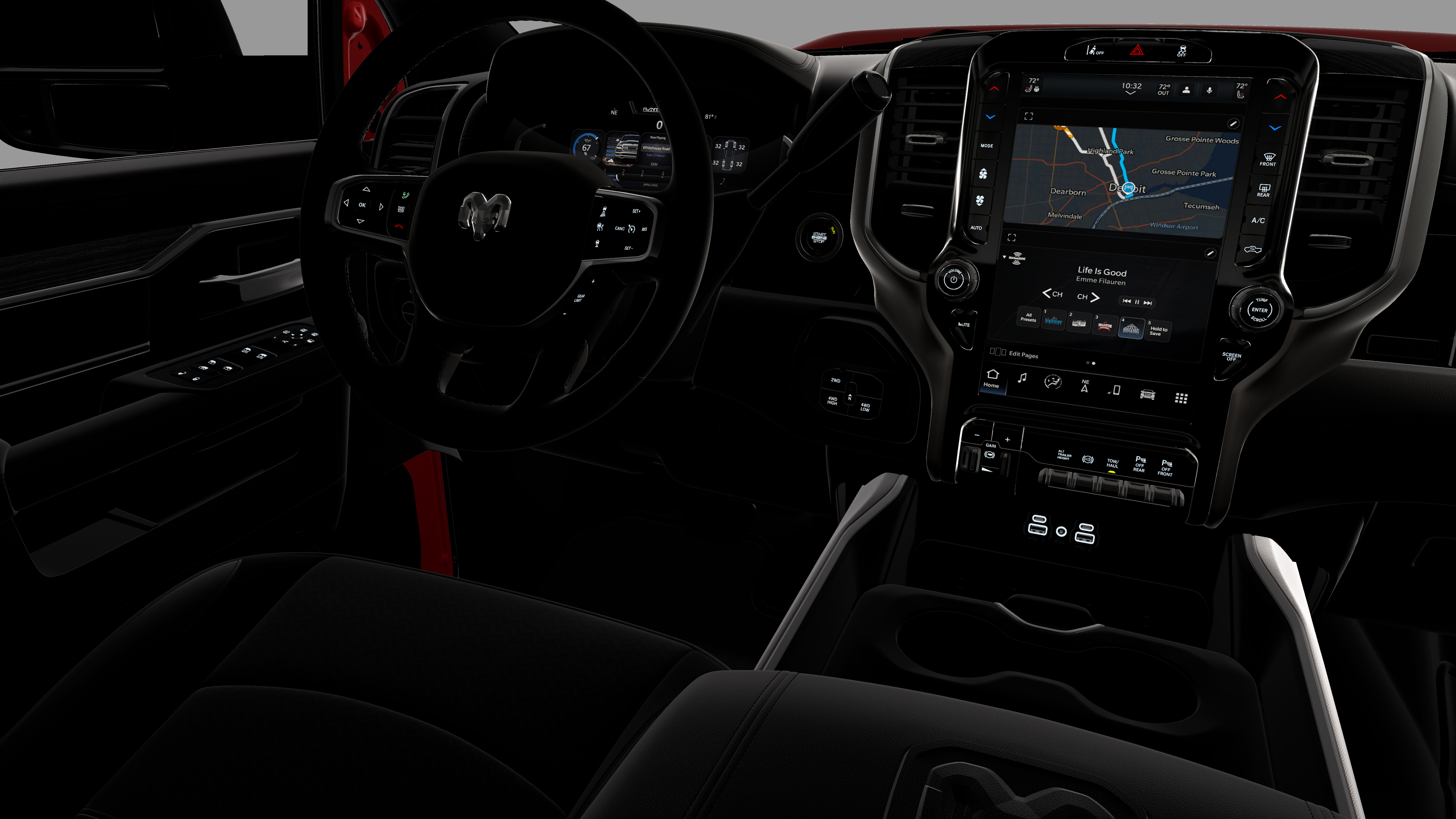 New 2026 Molten Red Pearl-Coat Exterior Paint RAM LARAMIE image 21