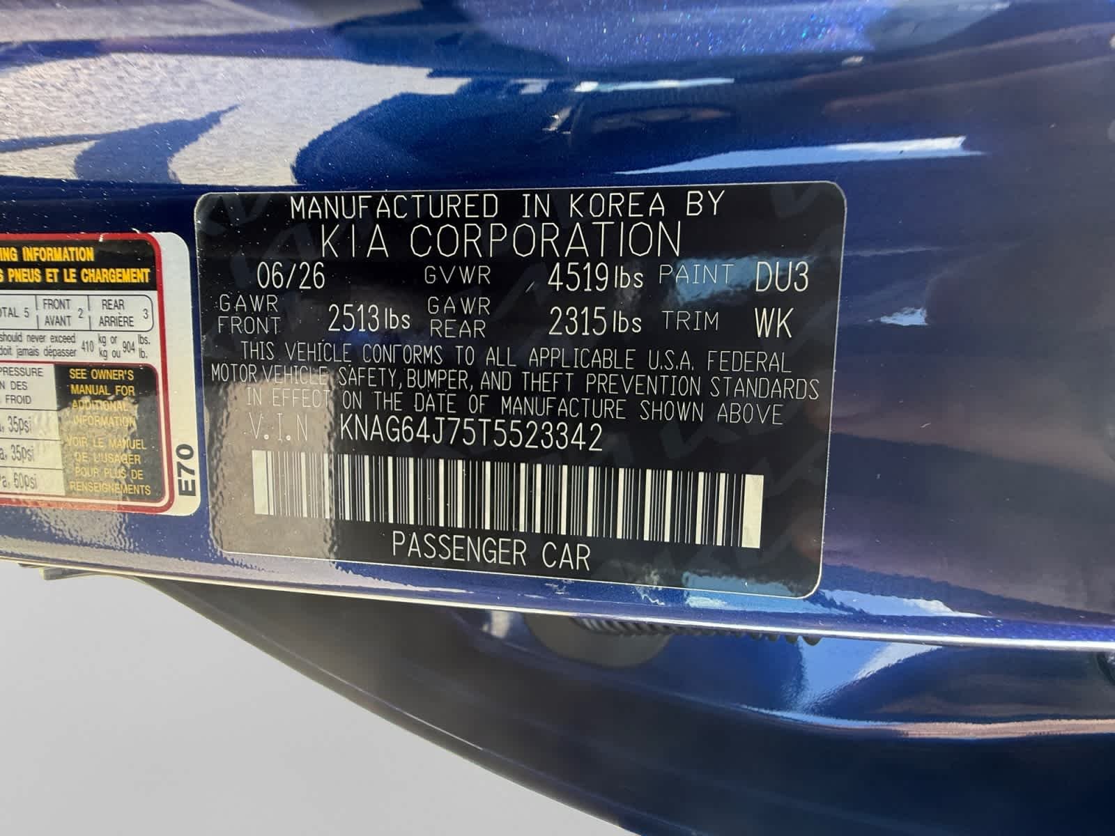 New 2026 Yacht Blue Kia GT-Line image 24