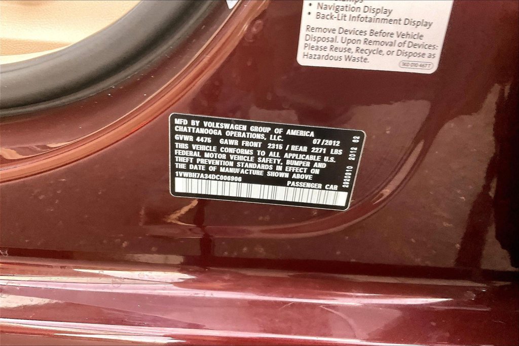 Used 2013 Red Volkswagen 2.5 SE image 37
