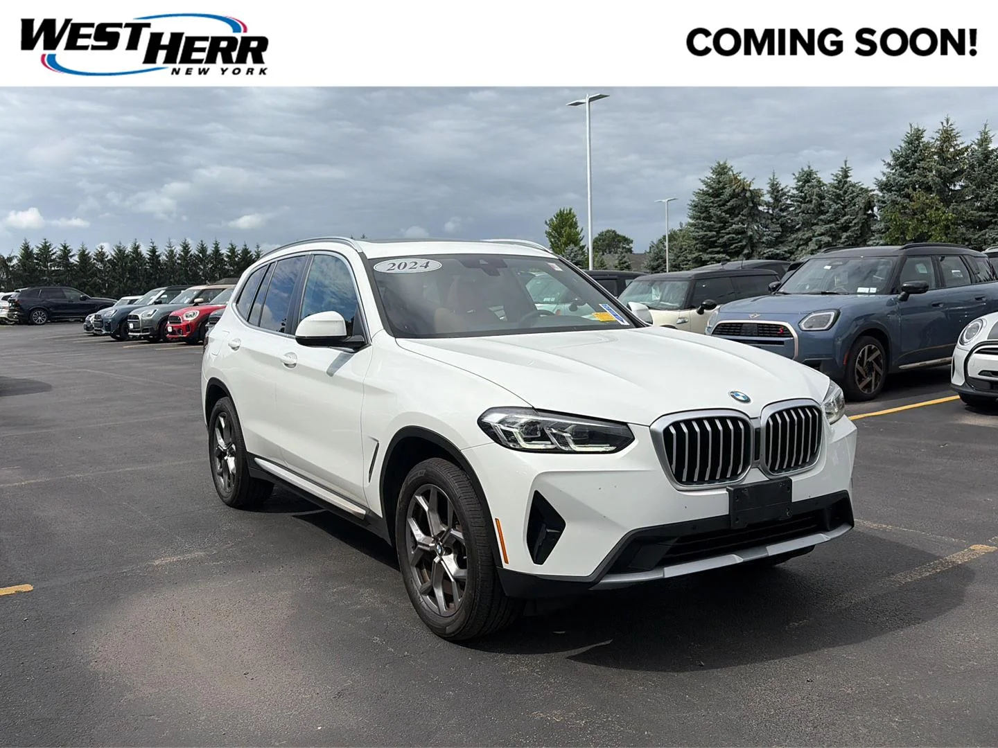 Used 2024 Alpine White BMW xDrive30i image 1