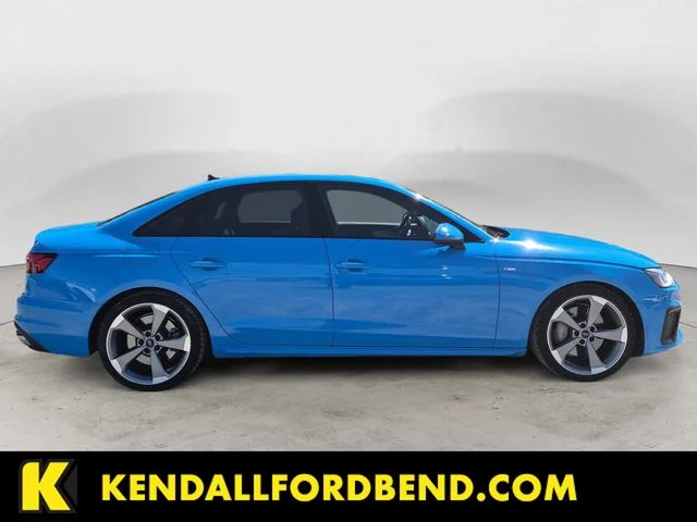 Used 2021 Blue Audi 45 S line Premium Plus image 4