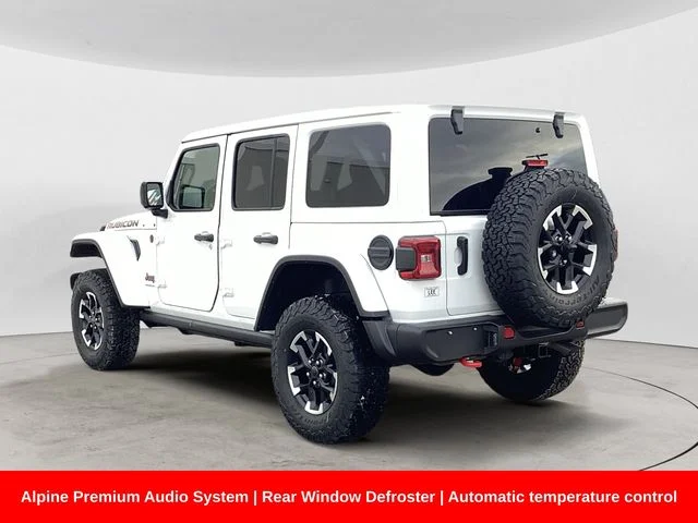New 2026 Bright White Clearcoat Jeep 4-DOOR RUBICON image 3